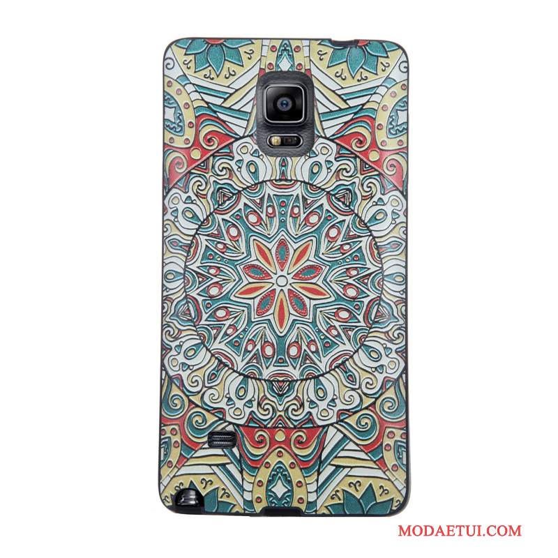 Futerał Samsung Galaxy Note 4 Relief Filmyna Telefon, Etui Samsung Galaxy Note 4 Kolor Szkło Hartowane Tendencja