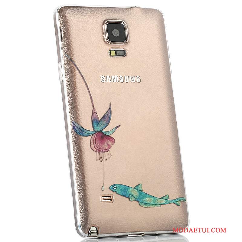 Futerał Samsung Galaxy Note 4 Silikonowe Tylna Pokrywa Cienkie, Etui Samsung Galaxy Note 4 Kolor Anti-fallna Telefon
