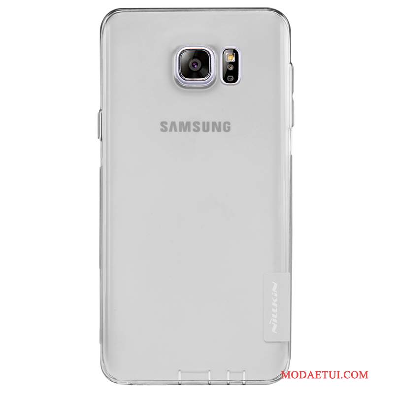 Futerał Samsung Galaxy Note 5 Miękki Złoto Przezroczysty, Etui Samsung Galaxy Note 5 Ochraniacz Niebieski