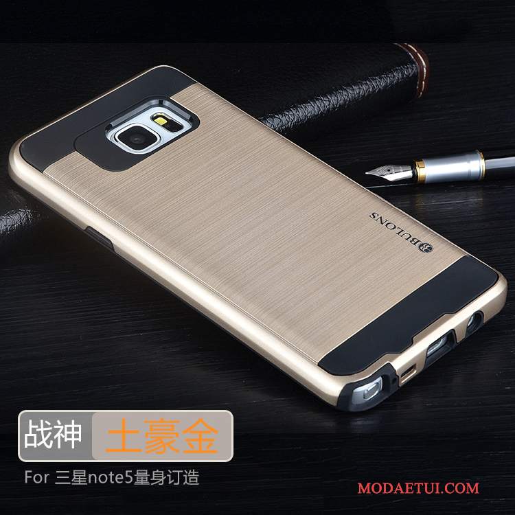Futerał Samsung Galaxy Note 5 Ochraniacz Na Telefon Tendencja, Etui Samsung Galaxy Note 5 Miękki Szary Ciemno