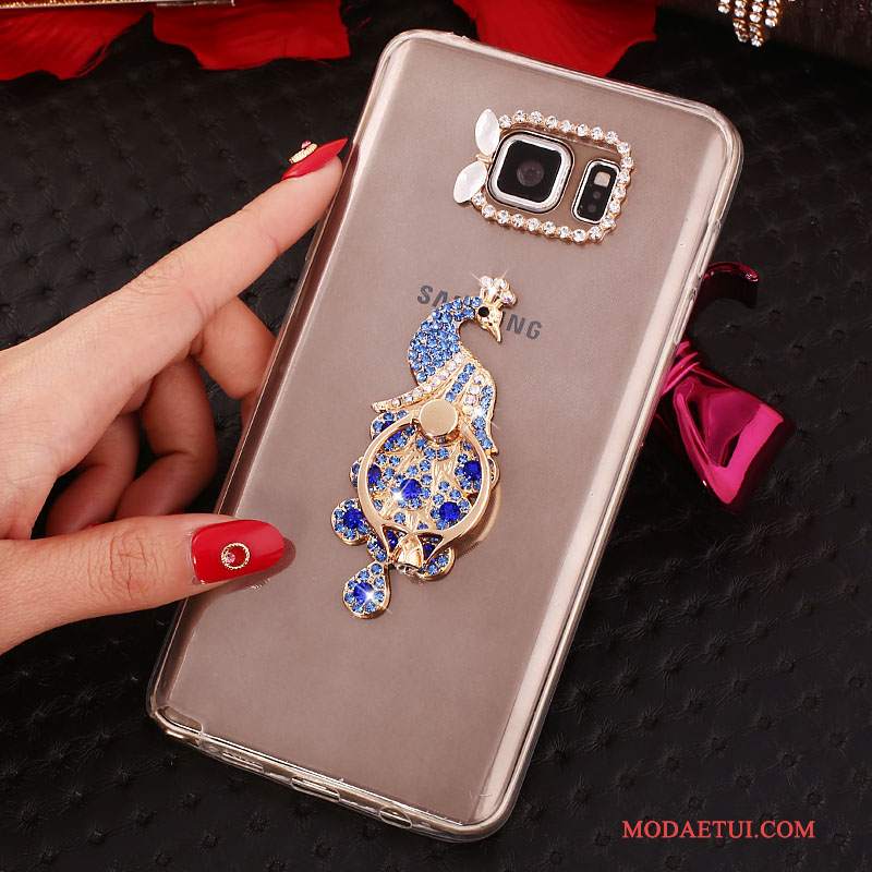 Futerał Samsung Galaxy Note 5 Rhinestone Biały, Etui Samsung Galaxy Note 5 Ochraniacz