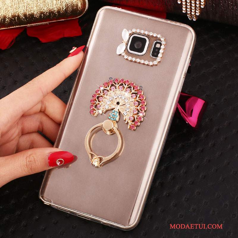 Futerał Samsung Galaxy Note 5 Rhinestone Biały, Etui Samsung Galaxy Note 5 Ochraniacz