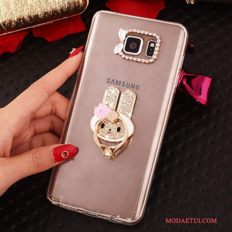 Futerał Samsung Galaxy Note 5 Rhinestone Biały, Etui Samsung Galaxy Note 5 Ochraniacz