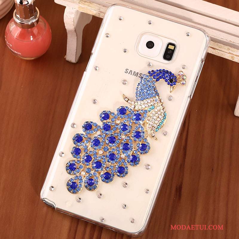 Futerał Samsung Galaxy Note 5 Rhinestone Złoto Trudno, Etui Samsung Galaxy Note 5 Ochraniacz Na Telefon