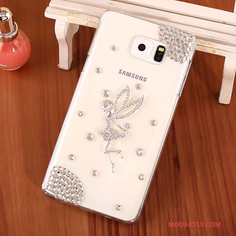 Futerał Samsung Galaxy Note 5 Rhinestone Złoto Trudno, Etui Samsung Galaxy Note 5 Ochraniacz Na Telefon