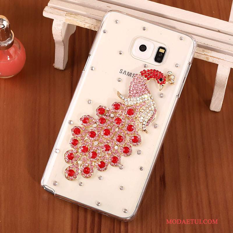 Futerał Samsung Galaxy Note 5 Rhinestone Złoto Trudno, Etui Samsung Galaxy Note 5 Ochraniacz Na Telefon