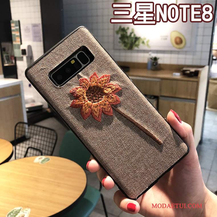 Futerał Samsung Galaxy Note 8 Kreatywne Anti-fall Nowy, Etui Samsung Galaxy Note 8 Ochraniacz Z Haftemna Telefon