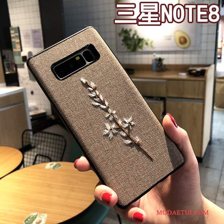 Futerał Samsung Galaxy Note 8 Kreatywne Anti-fall Nowy, Etui Samsung Galaxy Note 8 Ochraniacz Z Haftemna Telefon