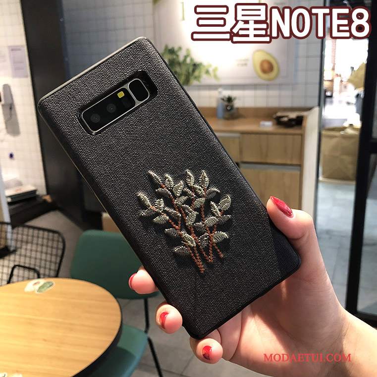 Futerał Samsung Galaxy Note 8 Kreatywne Anti-fall Nowy, Etui Samsung Galaxy Note 8 Ochraniacz Z Haftemna Telefon