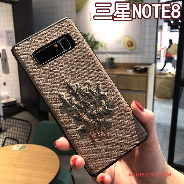 Futerał Samsung Galaxy Note 8 Kreatywne Anti-fall Nowy, Etui Samsung Galaxy Note 8 Ochraniacz Z Haftemna Telefon