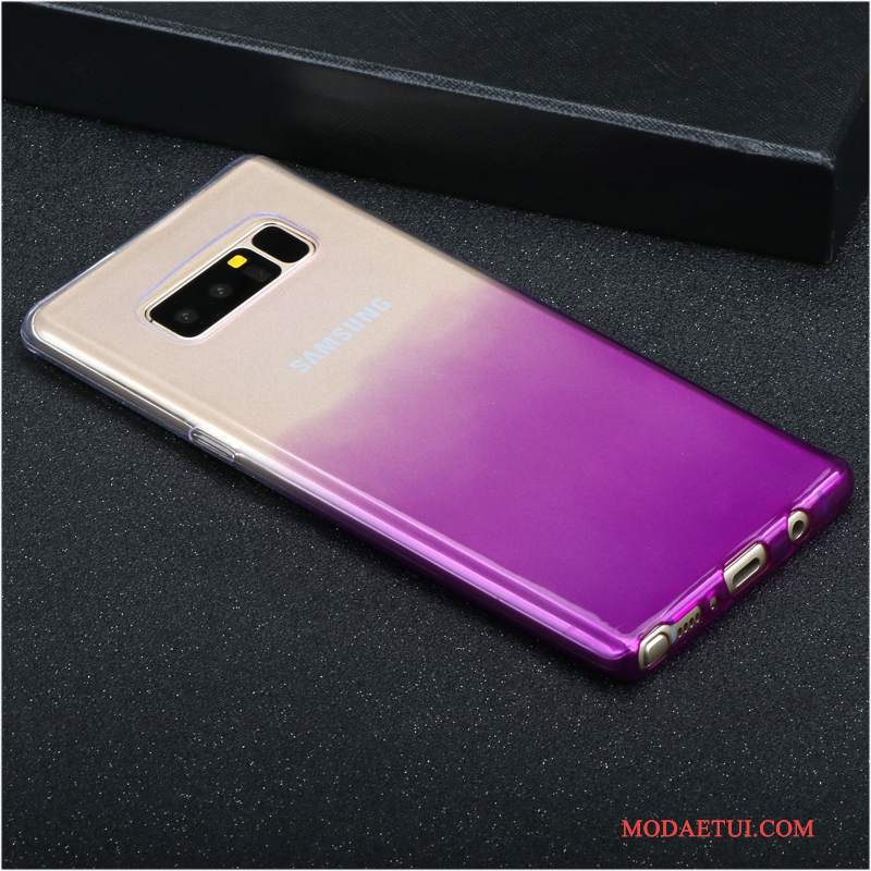 Futerał Samsung Galaxy Note 8 Kreatywne Purpurowyna Telefon, Etui Samsung Galaxy Note 8 Silikonowe Cienka Nowy