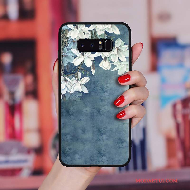 Futerał Samsung Galaxy Note 8 Kreatywne Sztuka Ręcznie Malowane, Etui Samsung Galaxy Note 8 Vintage Anti-fallna Telefon