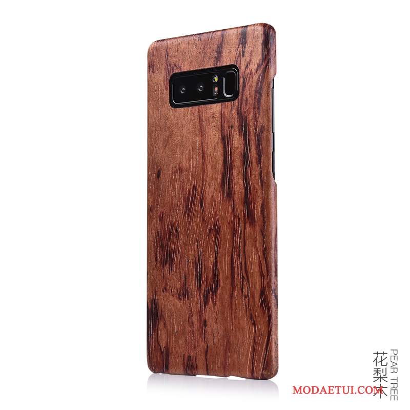 Futerał Samsung Galaxy Note 8 Litego Drewna Na Telefon Drewno, Etui Samsung Galaxy Note 8 Drewniany Cienka