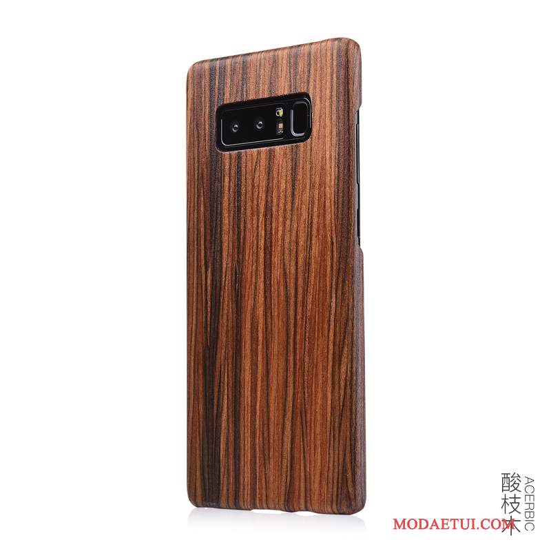 Futerał Samsung Galaxy Note 8 Litego Drewna Na Telefon Drewno, Etui Samsung Galaxy Note 8 Drewniany Cienka