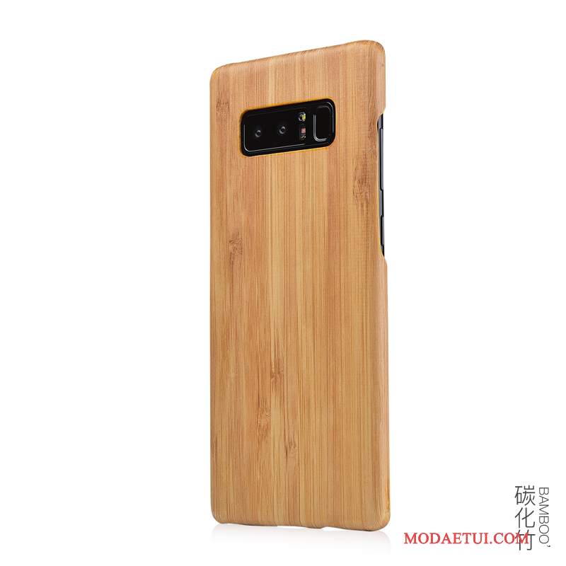 Futerał Samsung Galaxy Note 8 Litego Drewna Na Telefon Drewno, Etui Samsung Galaxy Note 8 Drewniany Cienka