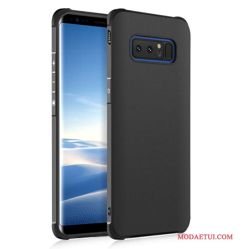 Futerał Samsung Galaxy Note 8 Miękki Anti-fall Tendencja, Etui Samsung Galaxy Note 8 Silikonowe Czarnyna Telefon