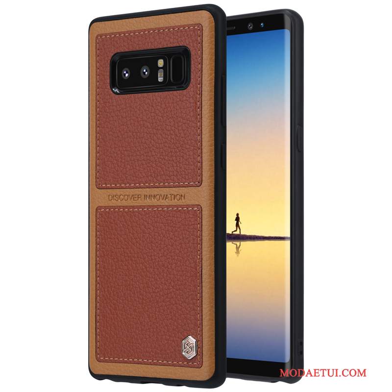 Futerał Samsung Galaxy Note 8 Miękki Anti-fall Złoto, Etui Samsung Galaxy Note 8 Torby Trudno Biznes