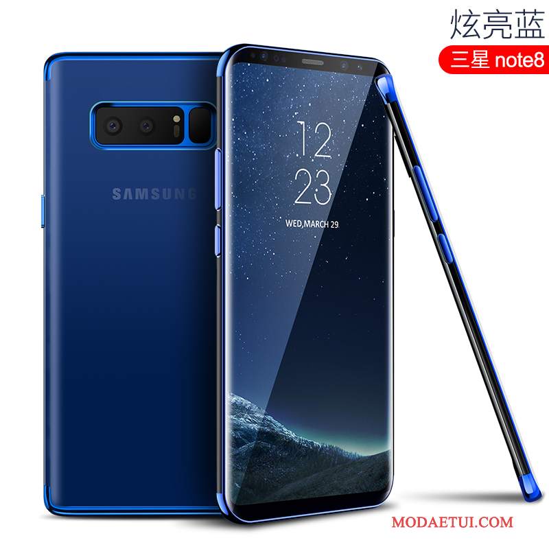 Futerał Samsung Galaxy Note 8 Miękki Na Telefon Anti-fall, Etui Samsung Galaxy Note 8 Kreatywne Przezroczysty Różowe