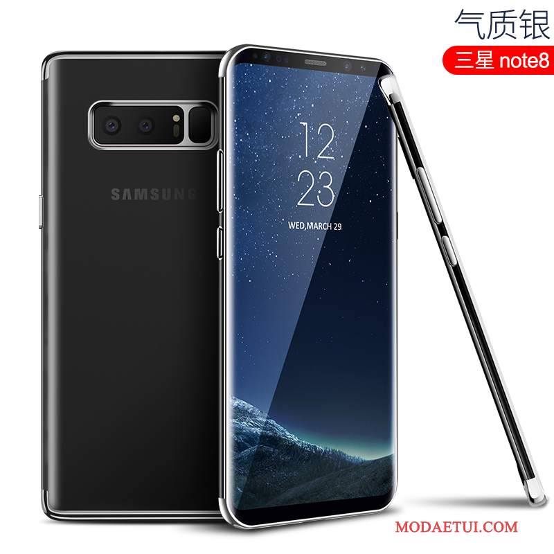 Futerał Samsung Galaxy Note 8 Miękki Na Telefon Anti-fall, Etui Samsung Galaxy Note 8 Kreatywne Przezroczysty Różowe