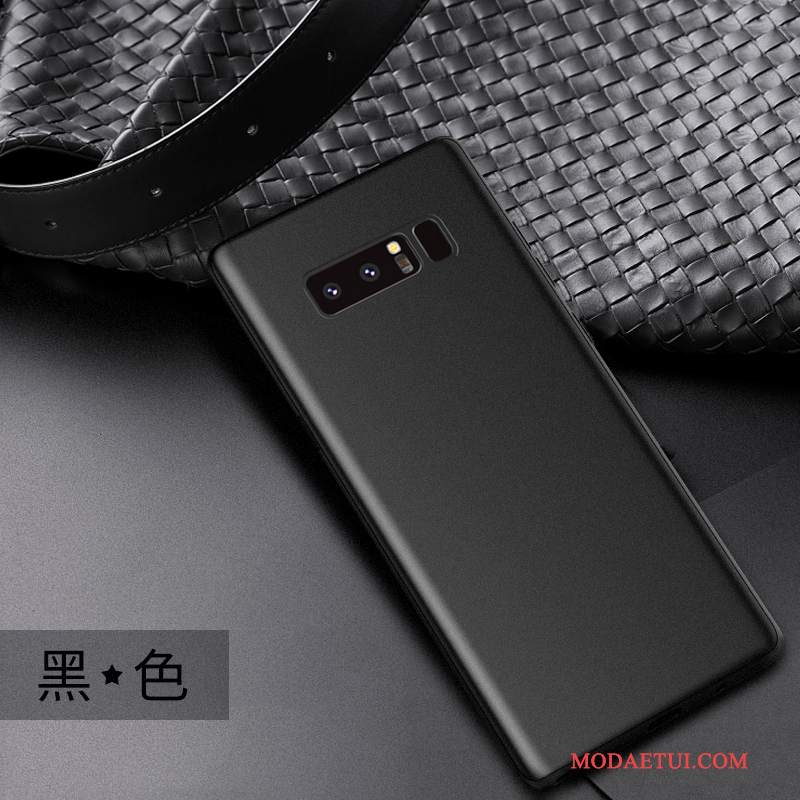 Futerał Samsung Galaxy Note 8 Miękki Wzór Proste, Etui Samsung Galaxy Note 8 Silikonowe Anti-fall Czerwony