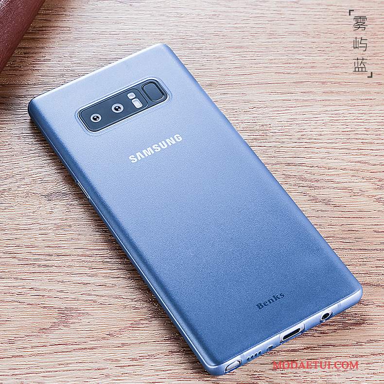 Futerał Samsung Galaxy Note 8 Ochraniacz Biznes Cienkie, Etui Samsung Galaxy Note 8 Miękki Biały Przezroczysty