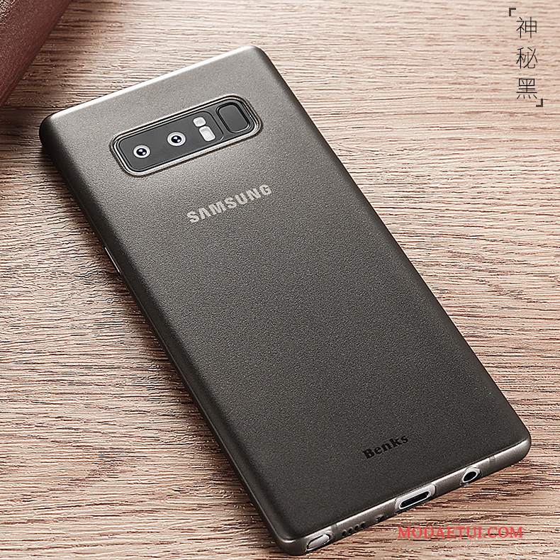 Futerał Samsung Galaxy Note 8 Ochraniacz Biznes Cienkie, Etui Samsung Galaxy Note 8 Miękki Biały Przezroczysty