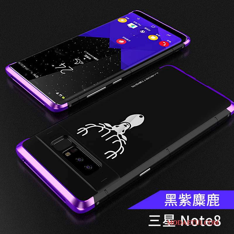 Futerał Samsung Galaxy Note 8 Ochraniacz Na Telefon Purpurowy, Etui Samsung Galaxy Note 8 Torby Osobowość Tendencja