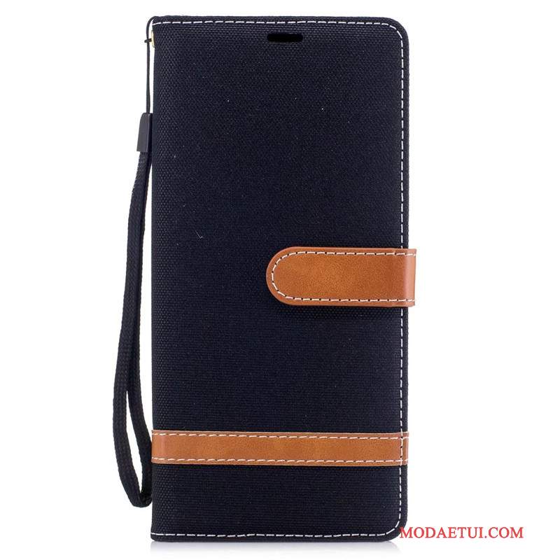 Futerał Samsung Galaxy Note 8 Portfel Tendencja Denim, Etui Samsung Galaxy Note 8 Torby Czerwony