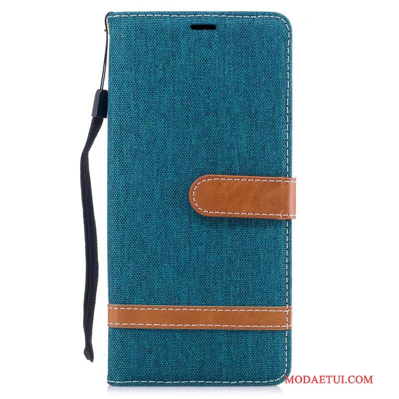 Futerał Samsung Galaxy Note 8 Portfel Tendencja Denim, Etui Samsung Galaxy Note 8 Torby Czerwony