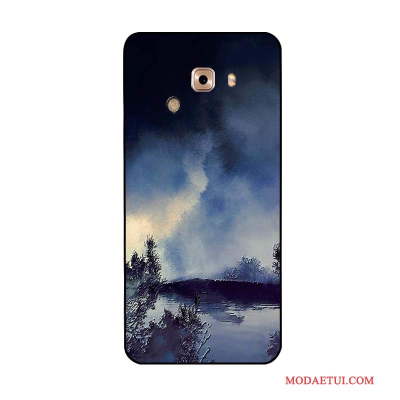 Futerał Samsung Galaxy Note 8 Relief Wiszące Ozdoby Niebieski, Etui Samsung Galaxy Note 8 Ochraniacz Oryginalny Sceneria