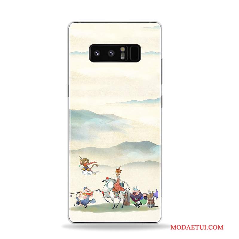 Futerał Samsung Galaxy Note 8 Silikonowe Chiński Styl Duży, Etui Samsung Galaxy Note 8 Na Telefon Sztuka