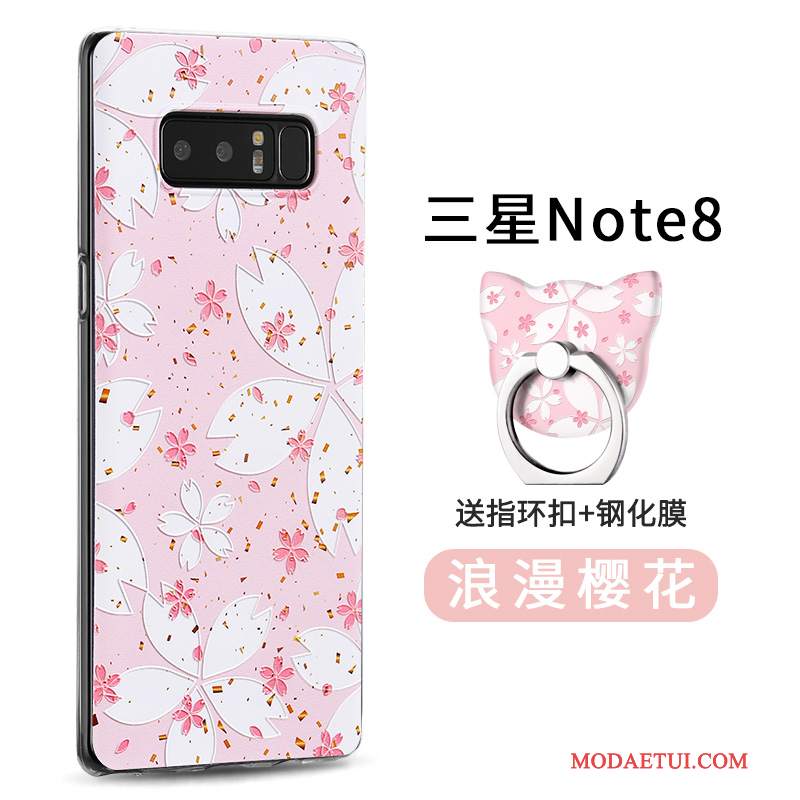 Futerał Samsung Galaxy Note 8 Silikonowe Osobowość Anti-fall, Etui Samsung Galaxy Note 8 Torby Cienkie Ring