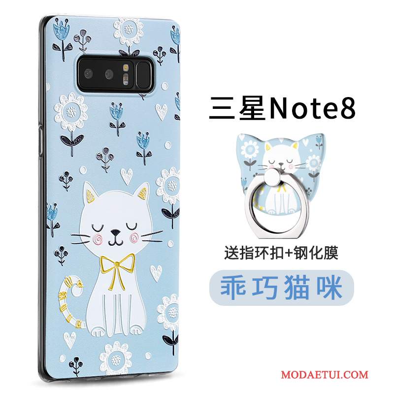 Futerał Samsung Galaxy Note 8 Silikonowe Osobowość Anti-fall, Etui Samsung Galaxy Note 8 Torby Cienkie Ring