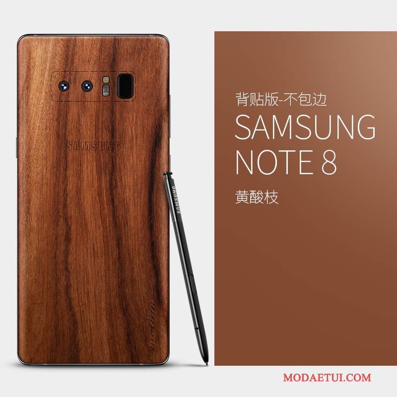 Futerał Samsung Galaxy Note 8 Torby Na Telefon Cienkie, Etui Samsung Galaxy Note 8 Litego Drewna