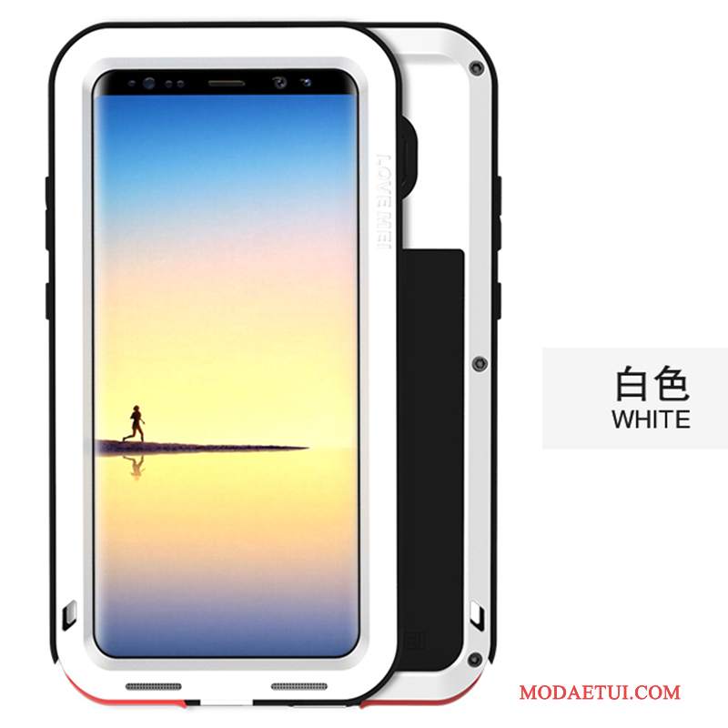 Futerał Samsung Galaxy Note 8 Torby Trzy Mechanizmy Obronne Anti-fall, Etui Samsung Galaxy Note 8 Ochraniacz Żółtyna Telefon