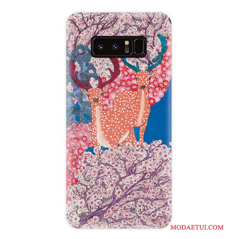 Futerał Samsung Galaxy Note 8 Torby W Paskina Telefon, Etui Samsung Galaxy Note 8 Kolor Wiatr Kwiaty