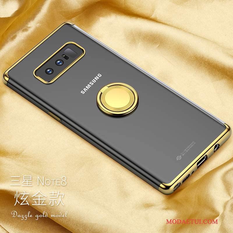 Futerał Samsung Galaxy Note 8 Wspornik Złoto Srebro, Etui Samsung Galaxy Note 8 Torby Na Telefon Żółty