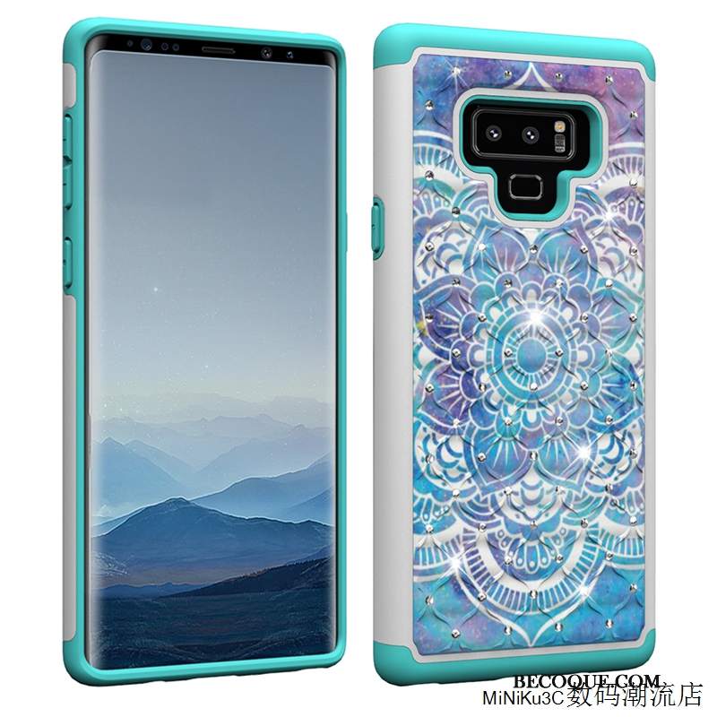 Futerał Samsung Galaxy Note 9 Kreskówka Anti-fallna Telefon, Etui Samsung Galaxy Note 9 Ochraniacz Czerwony Motyl