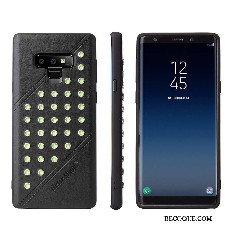 Futerał Samsung Galaxy Note 9 Torby Tendencjana Telefon, Etui Samsung Galaxy Note 9 Skóra Czerwony Biznes