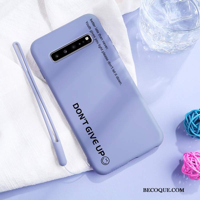 Futerał Samsung Galaxy S10 5g Miękki Czerwony Netto Tendencja, Etui Samsung Galaxy S10 5g Kreatywne Wiszące Ozdoby Osobowość