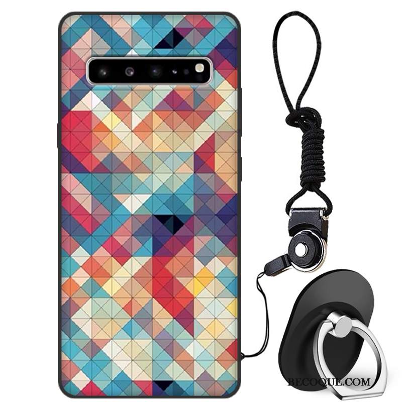 Futerał Samsung Galaxy S10 5g Silikonowe Modna Marka Czerwony, Etui Samsung Galaxy S10 5g Torby Anti-fallna Telefon