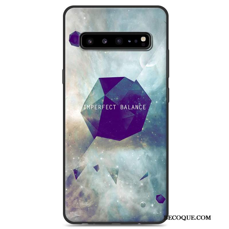 Futerał Samsung Galaxy S10 5g Silikonowe Szary Czarny, Etui Samsung Galaxy S10 5g Ochraniacz Osobowośćna Telefon