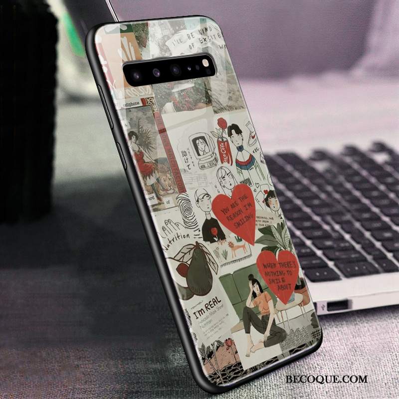 Futerał Samsung Galaxy S10 5g Torby Zielony Szkło, Etui Samsung Galaxy S10 5g Na Telefon