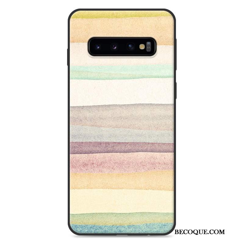 Futerał Samsung Galaxy S10+ Kolor Nowy Sceneria, Etui Samsung Galaxy S10+ Silikonowe Na Telefon Niebieski