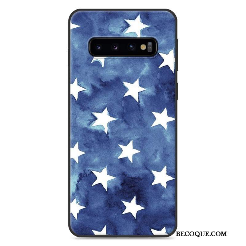 Futerał Samsung Galaxy S10+ Kolor Nowy Sceneria, Etui Samsung Galaxy S10+ Silikonowe Na Telefon Niebieski