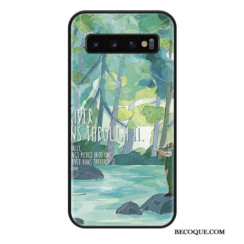 Futerał Samsung Galaxy S10+ Kreatywne Modna Marka Proste, Etui Samsung Galaxy S10+ Torby Mały Wiszące Ozdoby