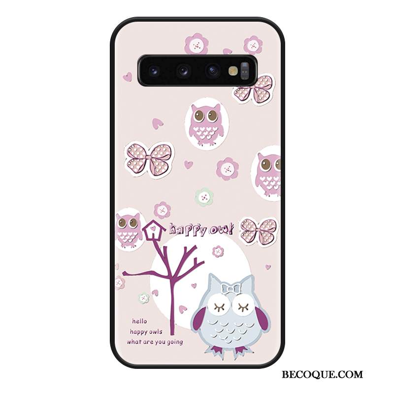 Futerał Samsung Galaxy S10+ Kreskówka Anti-fall Czerwony Netto, Etui Samsung Galaxy S10+ Kreatywne Modna Marka Zielony