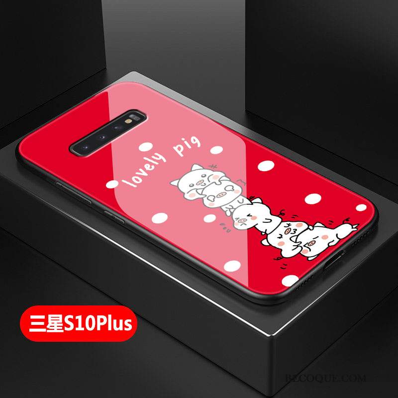 Futerał Samsung Galaxy S10+ Kreskówka Osobowośćna Telefon, Etui Samsung Galaxy S10+ Torby Trudno Tendencja