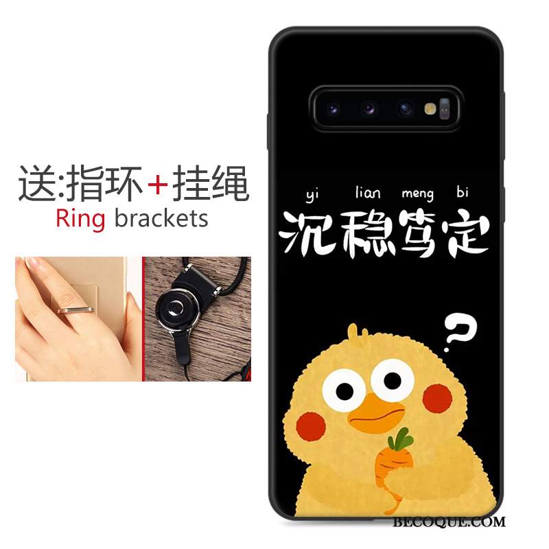 Futerał Samsung Galaxy S10 Kreskówka Piękny Różowe, Etui Samsung Galaxy S10 Torby Nubuku Modna Marka