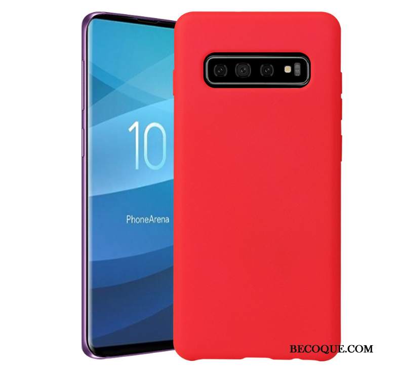 Futerał Samsung Galaxy S10 Miękki Nowy Jednolity Kolor, Etui Samsung Galaxy S10 Tendencjana Telefon